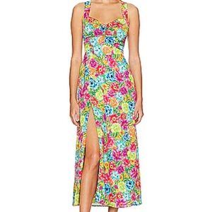 Show Me Your MuMu Mina Printed Midi Dress